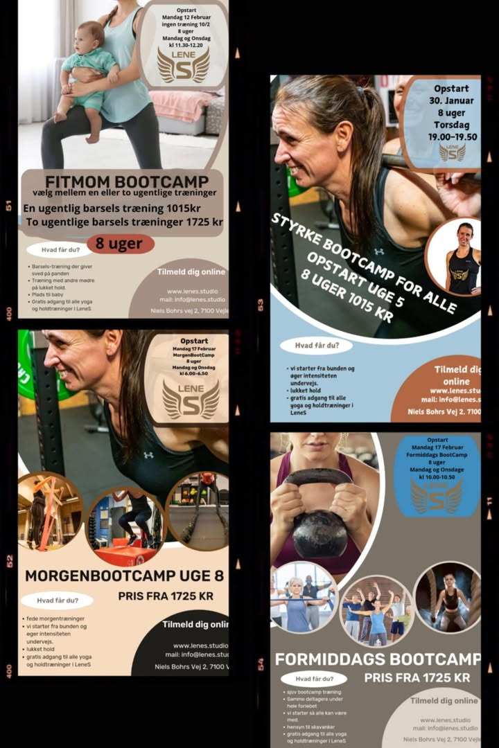 LeneS inviterer til fire nye bootcamps med gratis holdtræning i Vejle