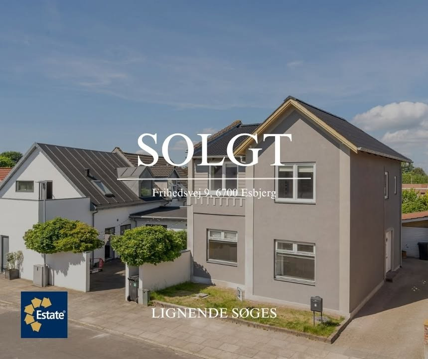 Estate Robin Thybo Esbjerg & Varde fejrer vellykket boligsalg på Frihedsvej 9