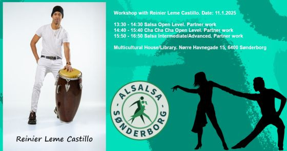 Oplev cubansk dans med Reinier Leme Castillo i Sønderborg