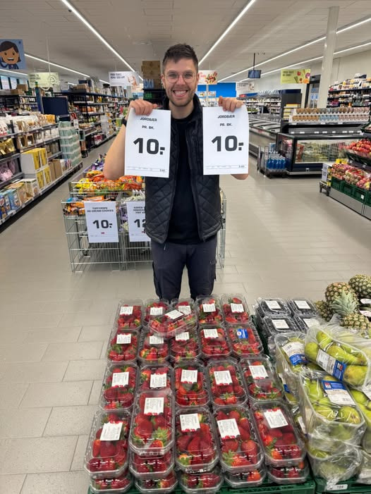Rema 1000 Holstebrovej tilbyder jordbær til kun 10 kr. i dag