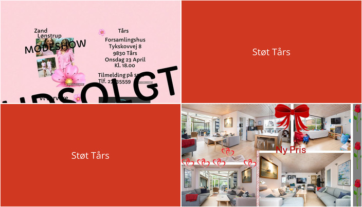 Nyt fra Tårs Forsamlingshus  og Estate Boligmægleren Tårs