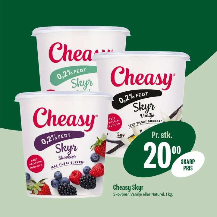 Start dagen sundt med skyr fra Min Købmand, Nim: Tilbud fra 21. februar