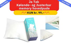 Meny Klarup annoncerer sidste chance for kølende og justerbar hovedpude