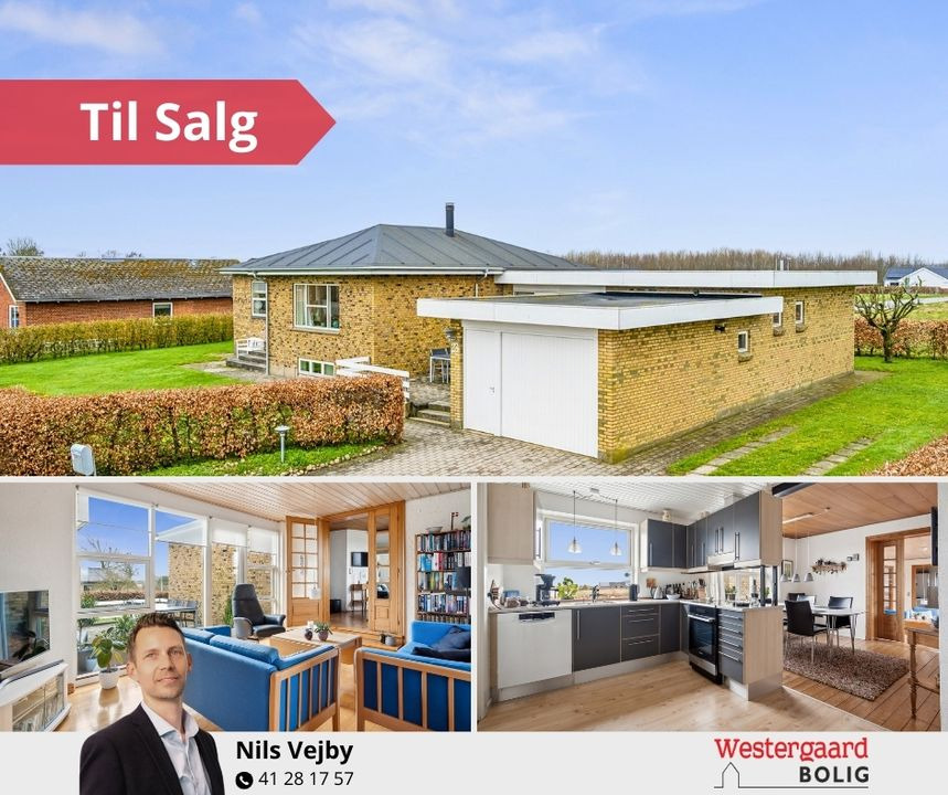 Westergaard Bolig tilbyder indflytningsklar villa i Jerslev tæt på Aalborg