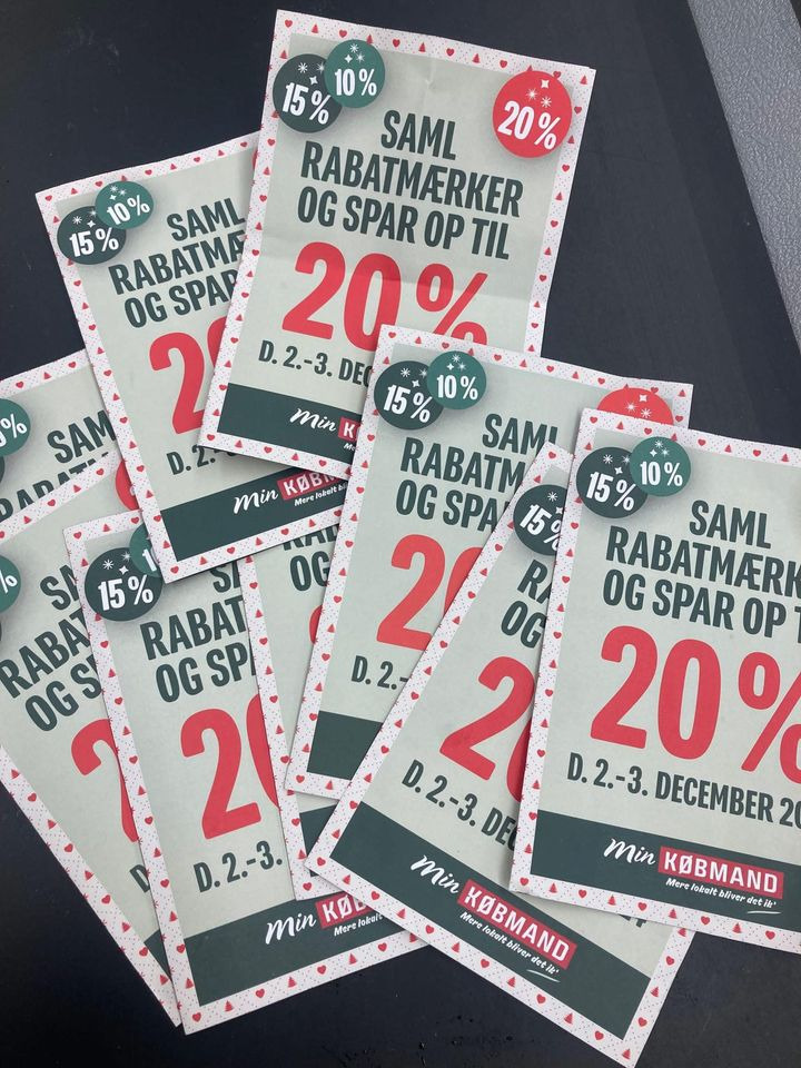 Min Købmand i Asp minder om sidste dag for indløsning af rabatmærker i dag