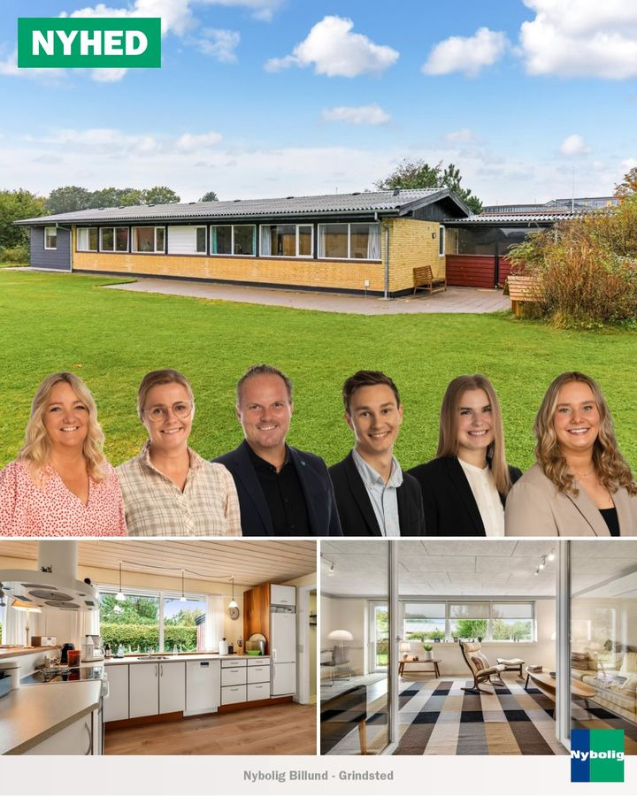 Nybolig Grindsted præsenterer rummelig villa med skøn have i Billund