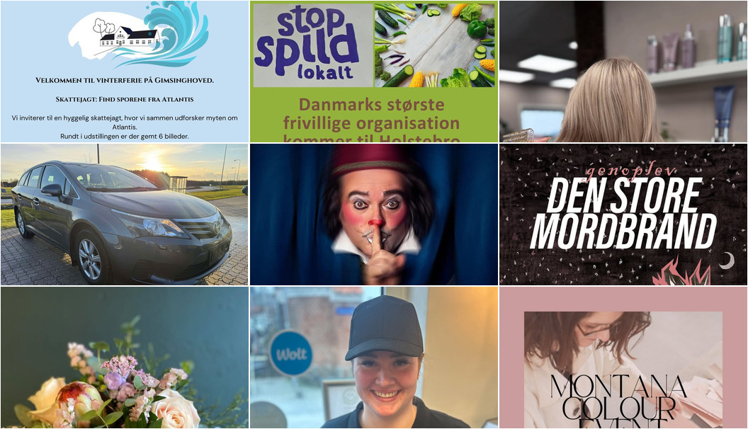 Nyt fra Obitsø Frisørsalon - Borbjerg, Museerne i Holstebro, Kumo Outlet og 13 andre