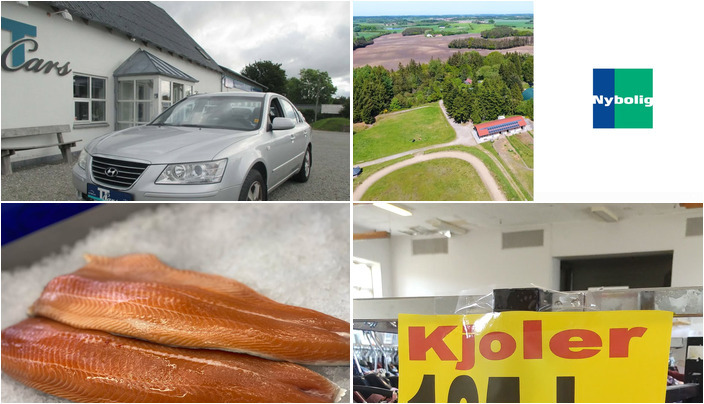 Nyt fra TT CARS ApS, Havnens Fisk Øster Hurup, Nybolig Hadsund og 1 anden