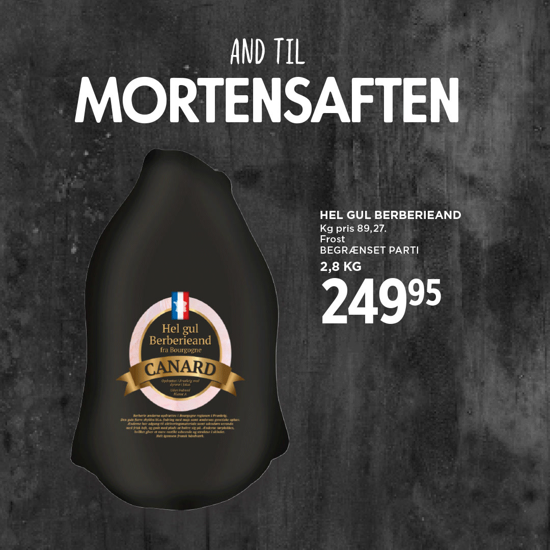 Meny Randers har alt til mortensaften - fra den perfekte and til hyggelig stemning