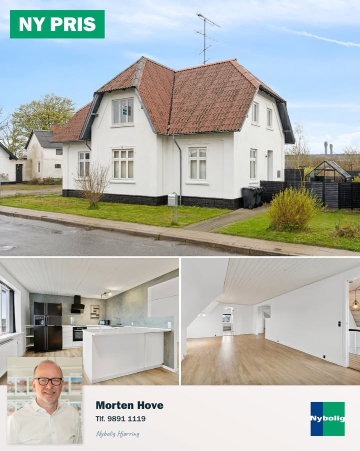 Ny pris på moderne lejlighed med privat have i Hjørring fra Nybolig Hjørring v/Morten Hove