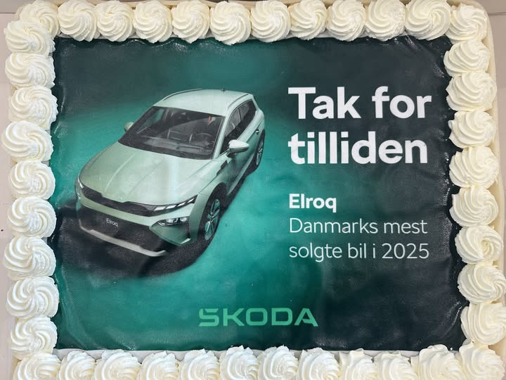 Škoda Nørresundby fejrer Elroq som Danmarks mest solgte bil i 2025