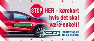 Hosbonds Køreskole - StartDriving.dk har næste holdstart 15. oktober i Vadum og 22. oktober i Nørresundby.