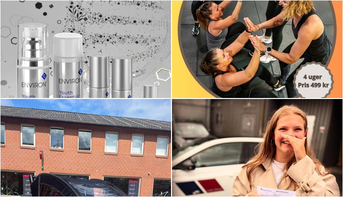 Nyt fra Top Clinic v/Else M&#xF8;ller Larsen, Fri BikeShop Vejle, Lets Drive og 1 anden