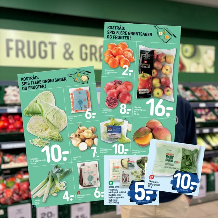 Rema1000 Gærumvej deltager i Grøn Januar med tilbud på sprøde grøntsager