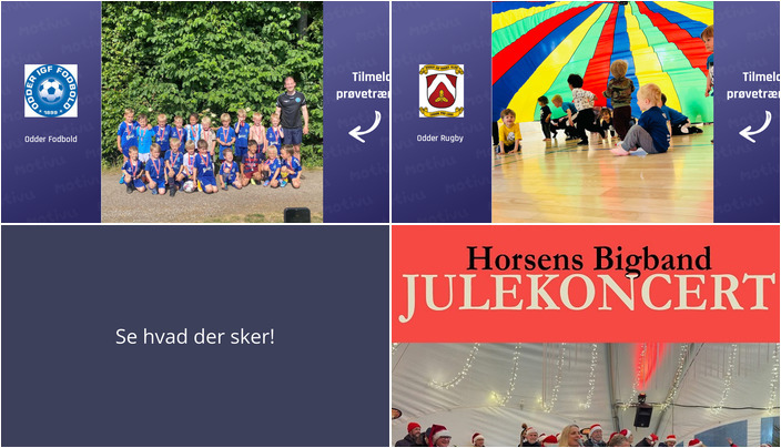Udforsk weekendaktiviteter i Odder: Sport, leg og julemusik