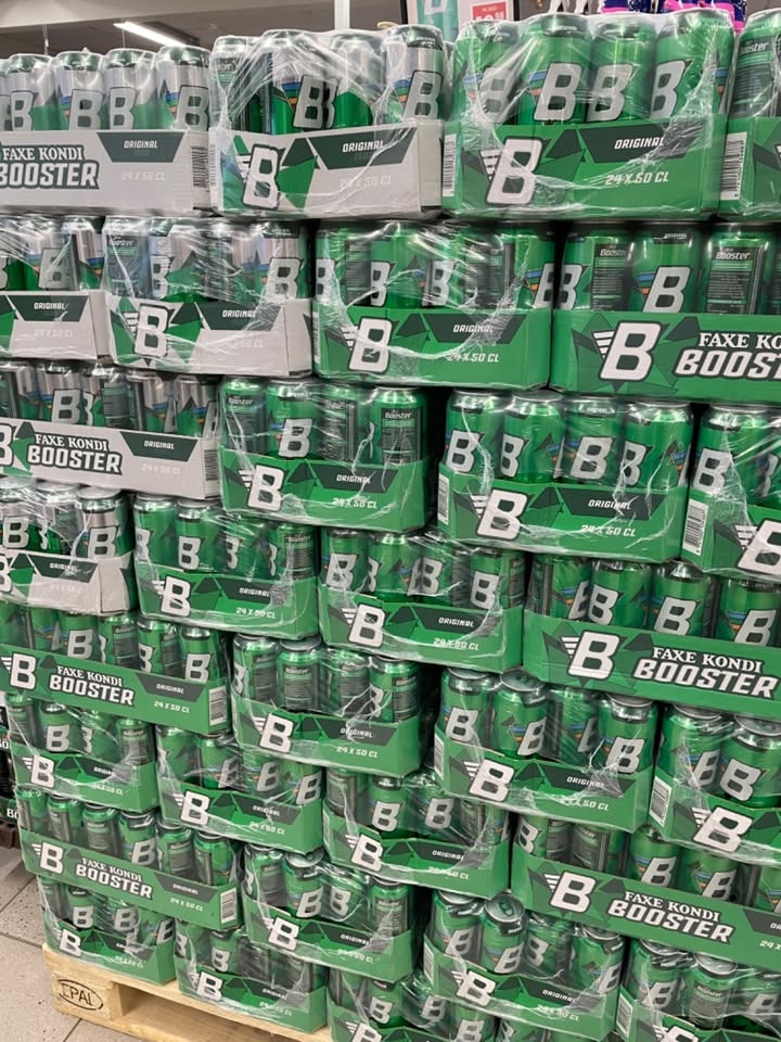 Spar Nørrebro Hjørring tilbyder Faxe Kondi Booster til ja tak-pris