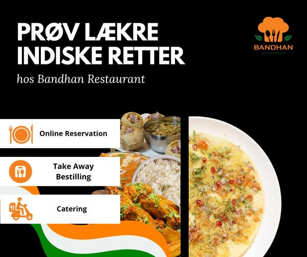 Bandhan Viborg tilbyder autentiske indiske retter i Viborg