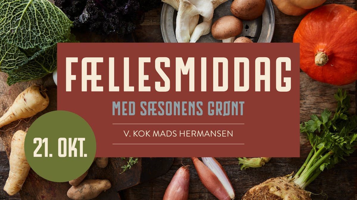 Fællesspisning med Mads Hermansen i Sakskøbing Madhus