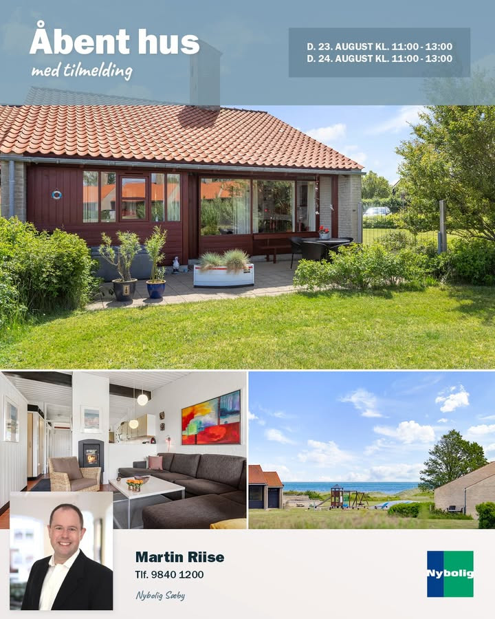 Åbent hus med tilmelding i Sæby Søbad: Udforsk dit nye fristed tæt på strand og by med Nybolig Sæby A/S
