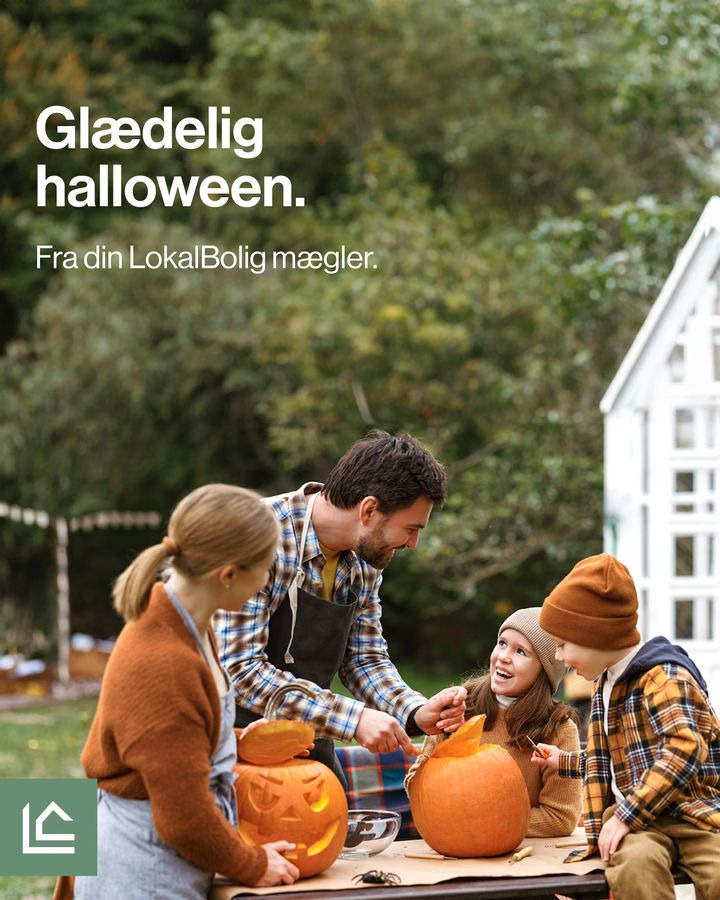 LokalBolig Silkeborg ønsker en glædelig halloween uden uhyggelige overraskelser på boligmarkedet