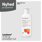 Nyhed fra Ikast Apotek: Prøv den nye Repair Light Cream fra Locobase til tør og beskadiget hud
