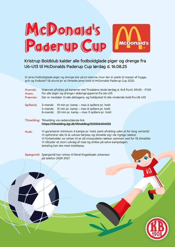 McDonald's Paderup Cup 2025: En dag fyldt med fodbold i Randers
