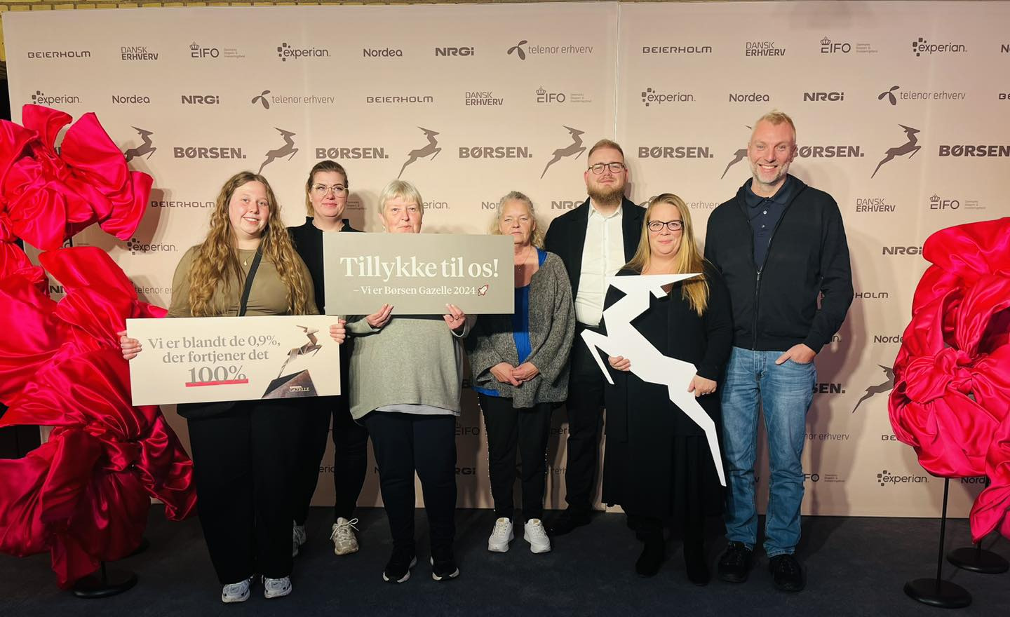 Sammen er vi stærke: Suveræn Rengøring fejrer succes ved Børsen Gazelle 2024