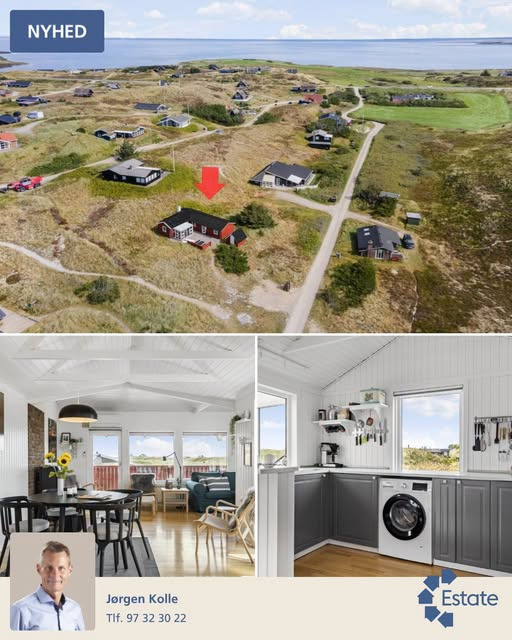 Estate Vestjylland præsenterer fritidsbolig med fjordudsigt i Haurvig