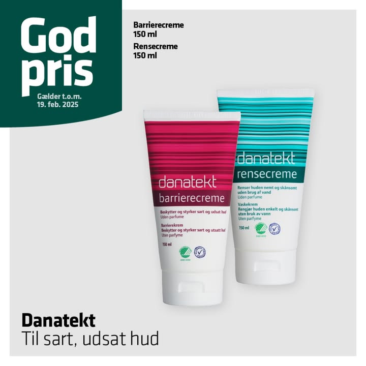 Vejlby Apotek tilbyder gode priser på Danatekt til sart hud