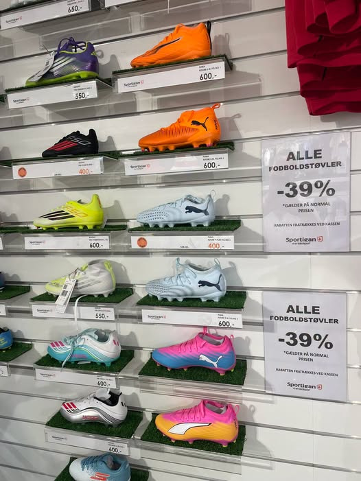 Sportigan Farsø har sidste dag med 39% på fodboldstøvler