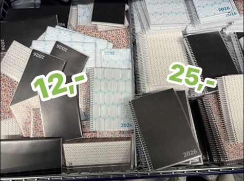 Rema 1000 Rosenkrantzgade lancerer stilrene årskalendere for 2026