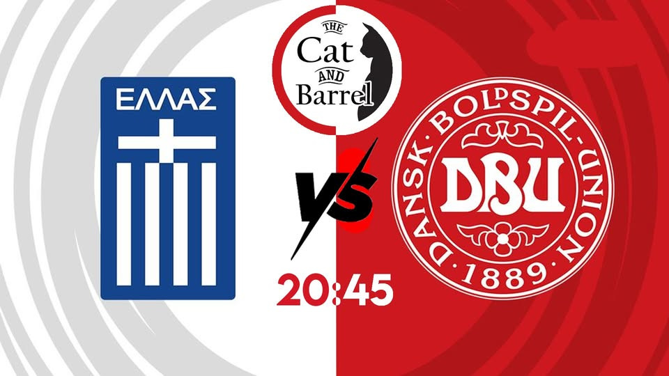 The Cat &amp; Barrel inviterer til fodboldaften med Danmark mod Gr&#xE6;kenland p&#xE5; storsk&#xE6;rm