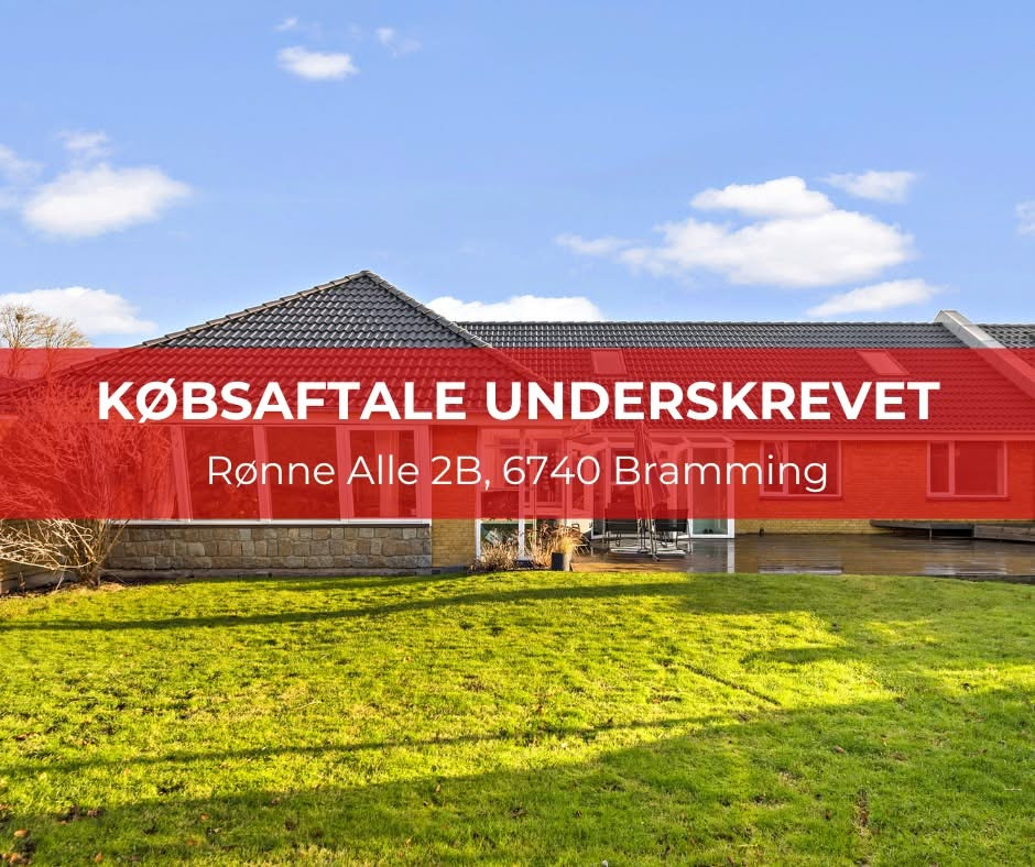 RealMæglerne Esbjerg underskriver købsaftale på familievilla i Bramming