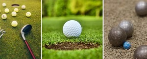 Rådhushaven forvandler sig til golfpark