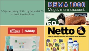 3-Stjernet pålæg til 9 kr. og hel and til 59 kr. hos lokale butikker