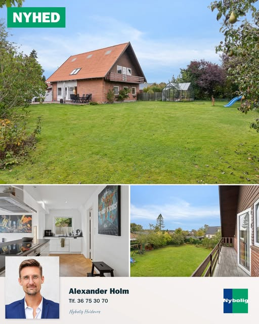 Nybolig Hvidovre - Alexander Holm ApS præsenterer familievenlig bolig på Rudbølvej i Hvidovre