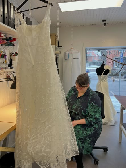 Lunds Skrædderi: Husk at booke tid til brudekjole-tilretning i god tid