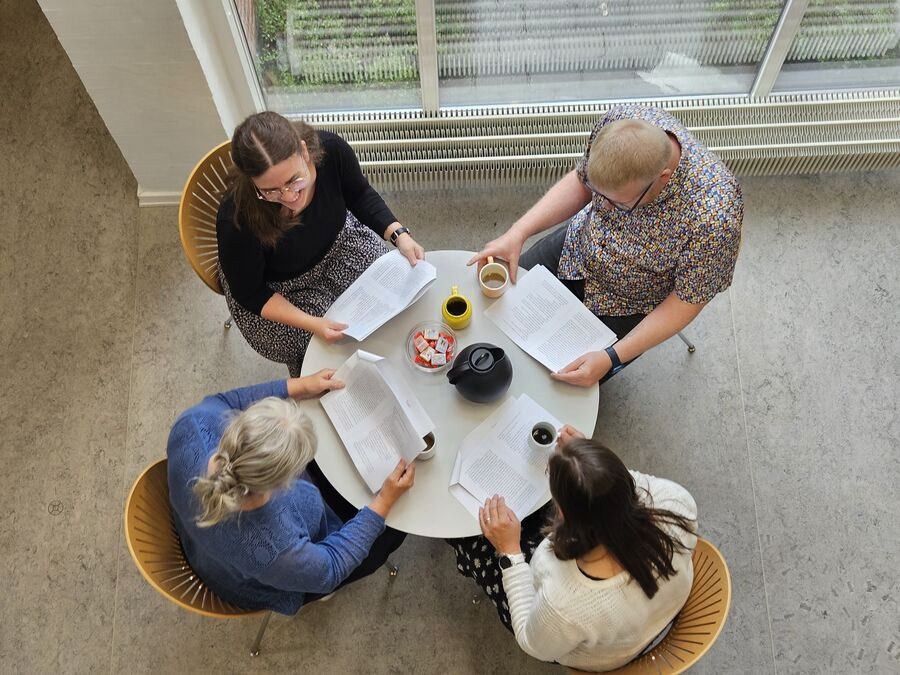 Hyggeligt læsefællesskab på Galten Bibliotek