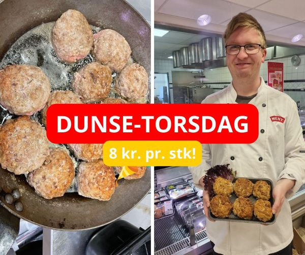 Meny Klarup tilbyder hjemmelavede frikadeller til kun 8 kroner