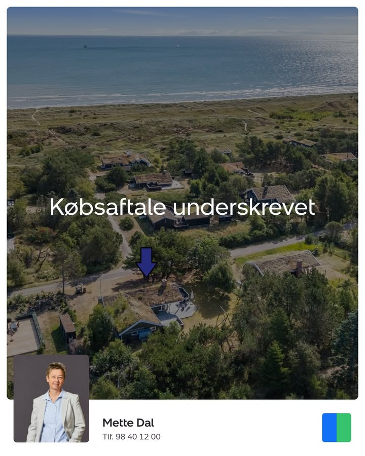 Nybolig Sæby A/S har underskrevet købsaftalen på Grævlingestien 11