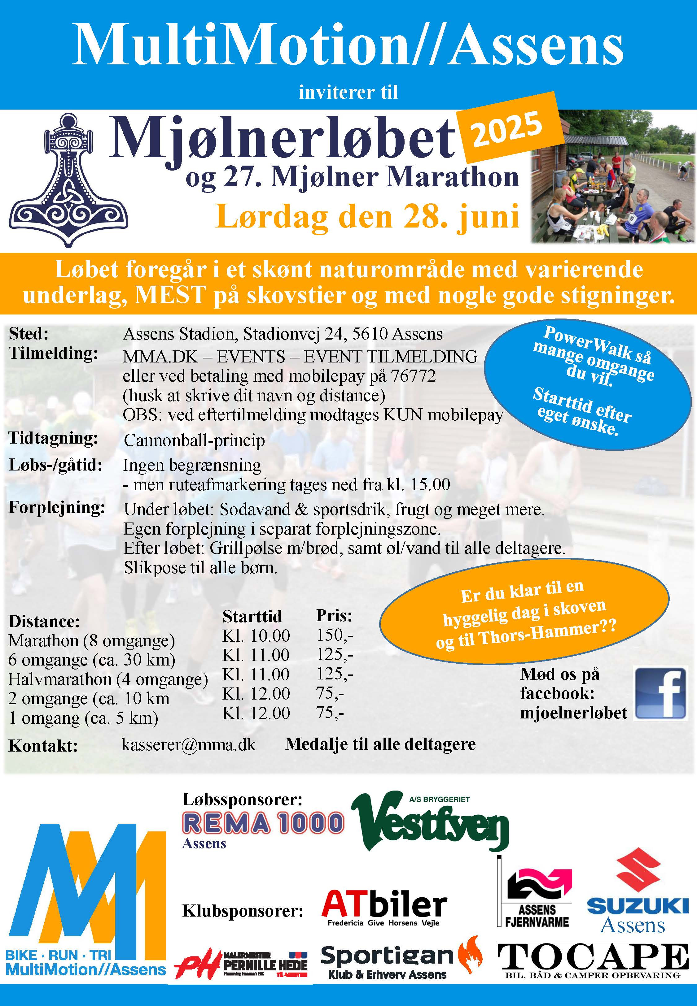 Hyggeligt løb for alle på Assens Stadion