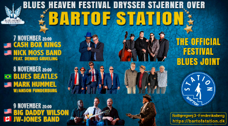 Blues Heaven Festival bringer topartister til Frederiksberg