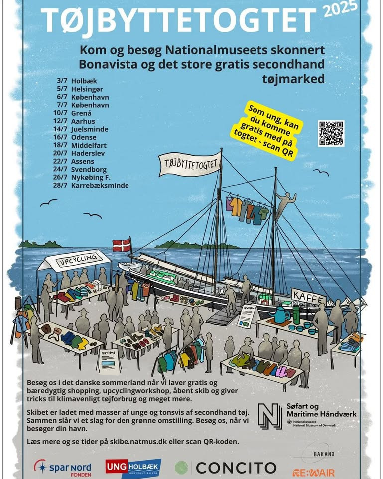 Tøjbyttetogtet bringer vintagekultur til Grenaa