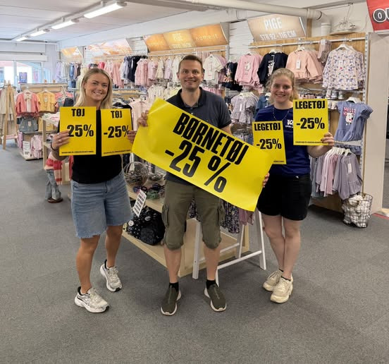 KiDS Coolshop giver 25% på næsten alt til Open by Night i Frederikshavn