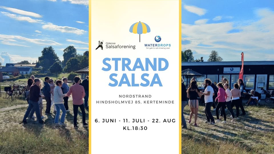 Strandsalsa inviterer til dansefest på Kerteminde Nordstrand