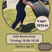 LeneS inviterer til udendørs bootcamp i uge 33