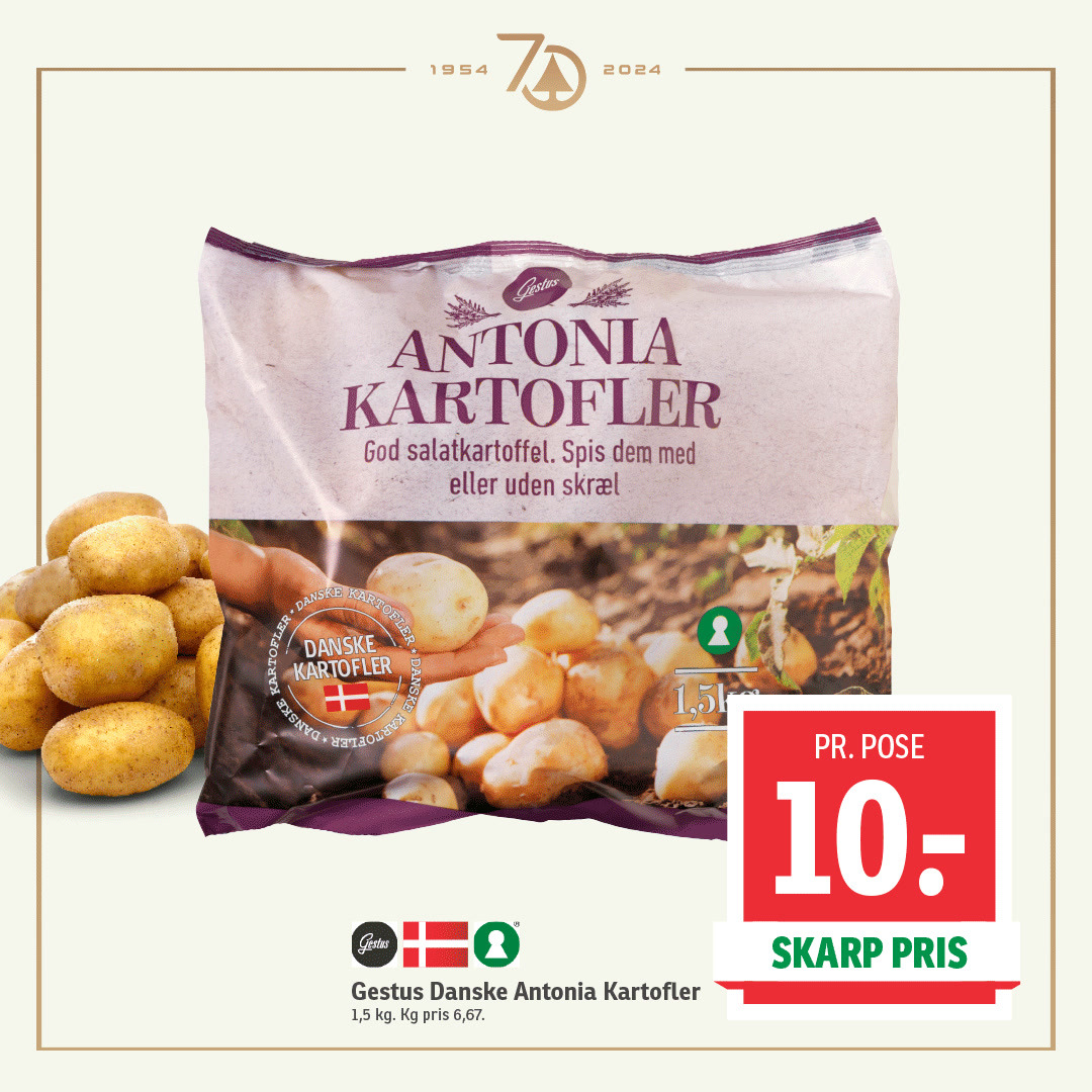 Cremet kartoffel-porre suppe med baconknas fra SPAR Skallerup A/S er perfekt til efterårshyggen