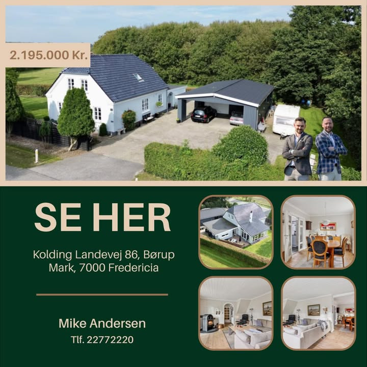 Ejendomsmægler Mike Andersen præsenterer charmerende patriciervilla i Fredericia
