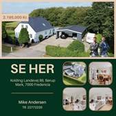 Drømmebolig til salg i Fredericia fra Ejendomsmægler Mike Andersen