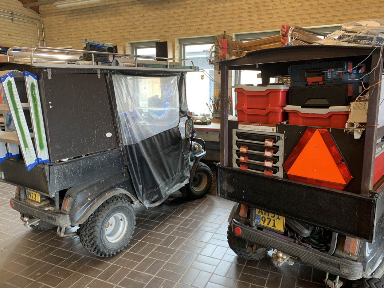  Grøn omstilling: Sølund har skiftet gamle dieselbiler ud med golfvogne